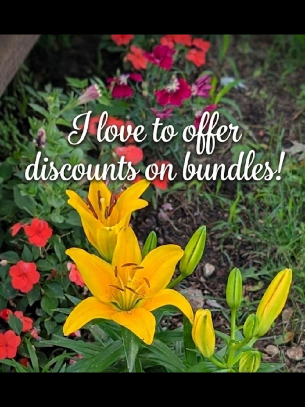 Yellow Lily Floral Image Print